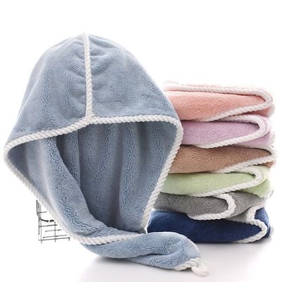 Salon Shower Microfiber Turban Towel For Long Hair Super Water Absorbency