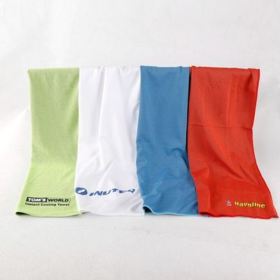 Custom Printed Ice Cooling Microfiber Sport Towel Rags Yoga For Neck