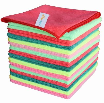 ODM Soft Microfiber Cleaning Cloth Dust Cleaner With High Water Absorption